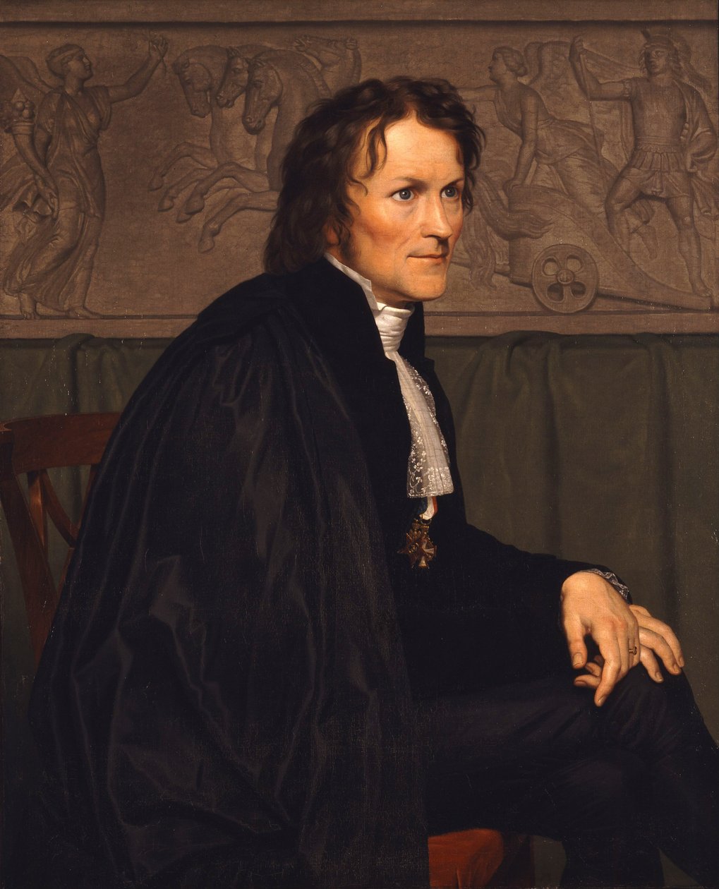 Portrait du sculpteur Bertel Thorvaldsen 1770-1844, 1838 - Christoffer Wilhelm Eckersberg