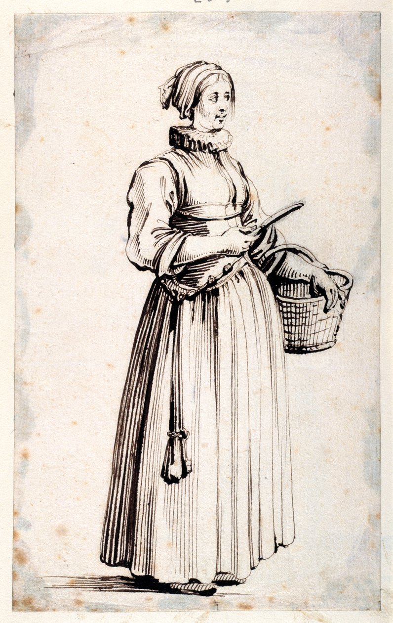 Figure avec panier et couteau - Kosma Sergejewitsch Petrow Wodkin