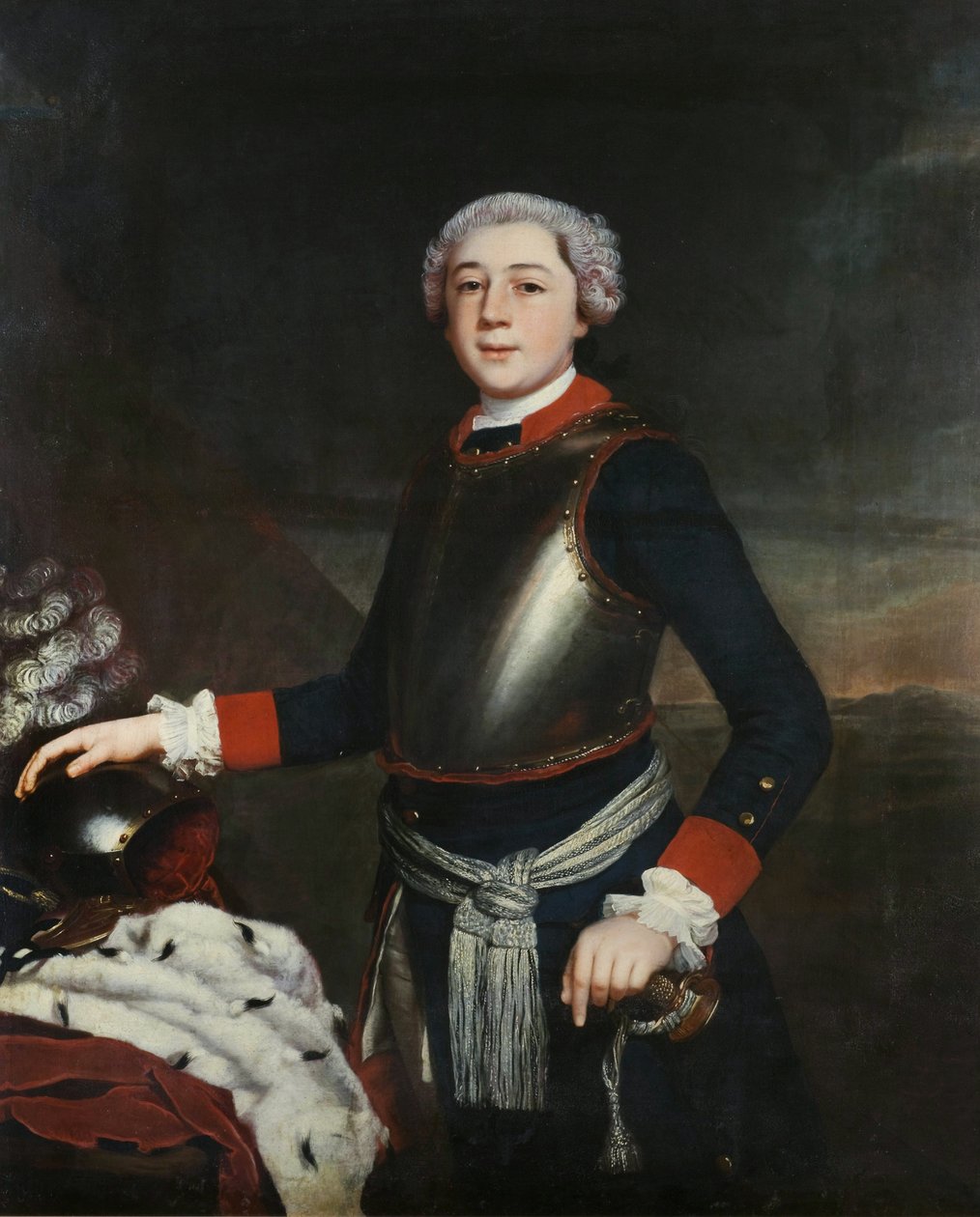 Leopold Friedrich Franz v. Anhalt-Dessau dans sa jeunesse - Christoph Friedrich Reinhold Lisiewski
