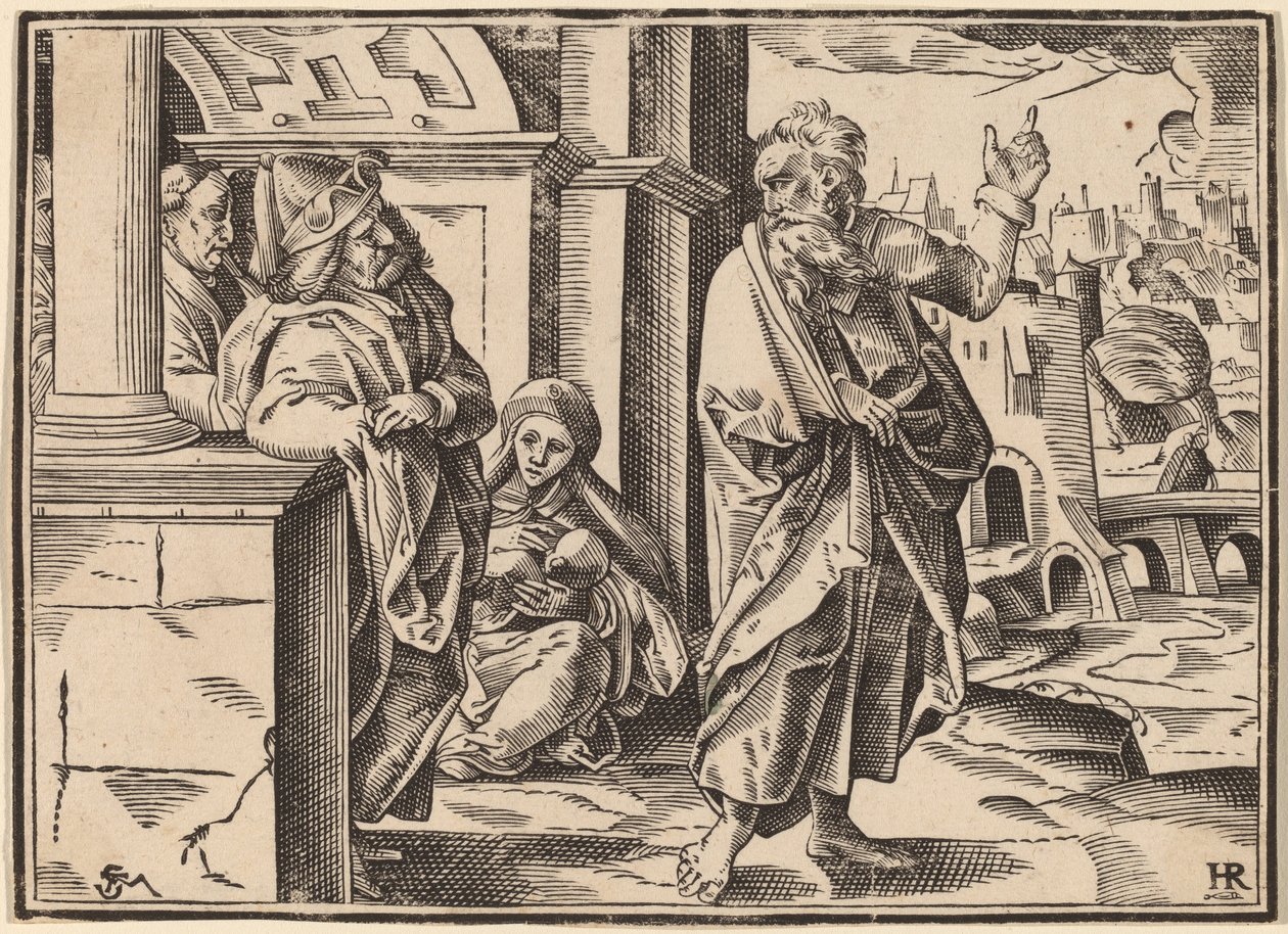 Le Christ annonce à ses disciples le Jugement dernier - Christoph Murer