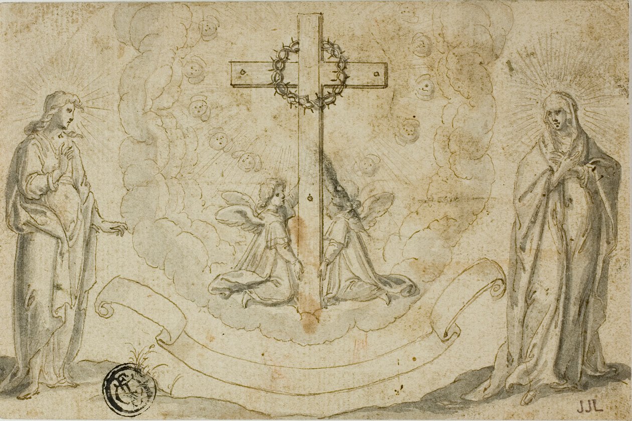 La Vierge Marie et saint Jean l