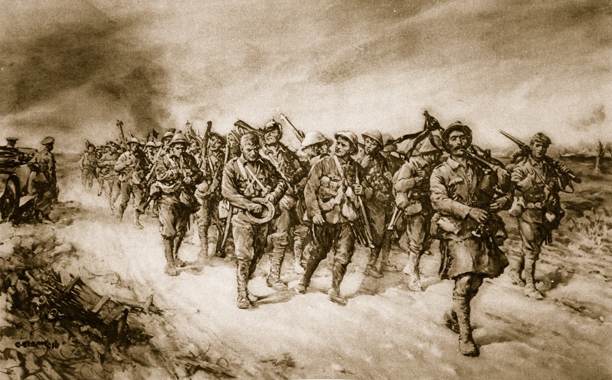 Les Dublins et les Munsters revenant de la Victoire à Ginch, 1914-19 - Christopher Clark