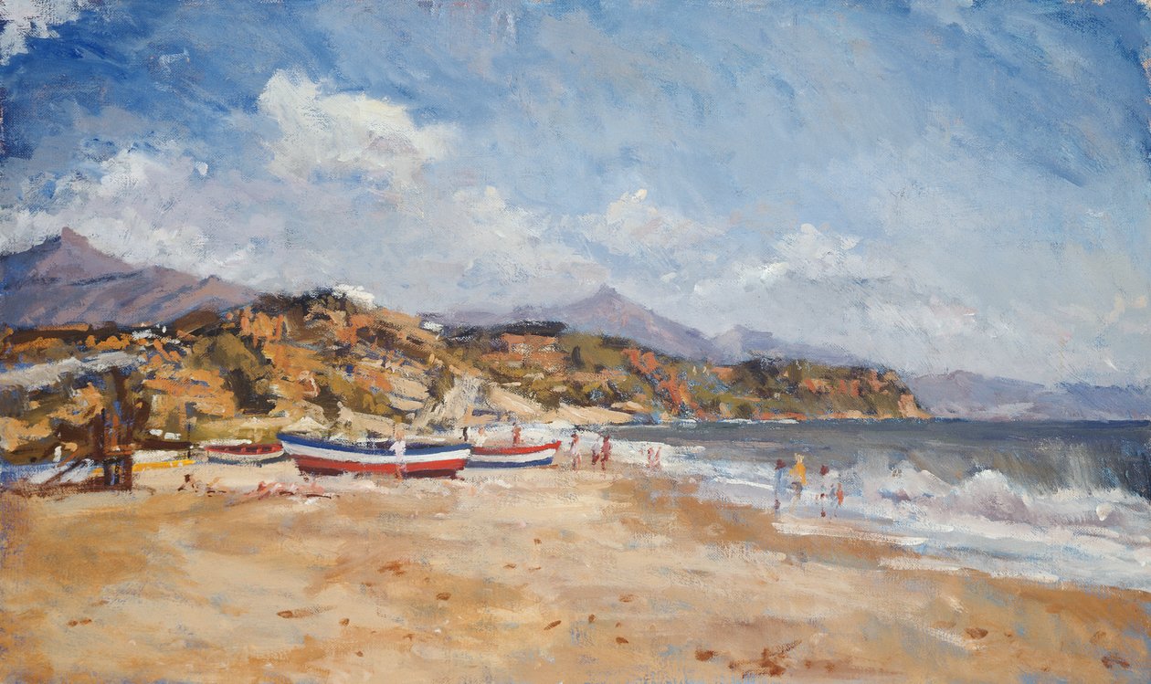 Plage et montagnes, Nerja, 2001 - Christopher Glanville