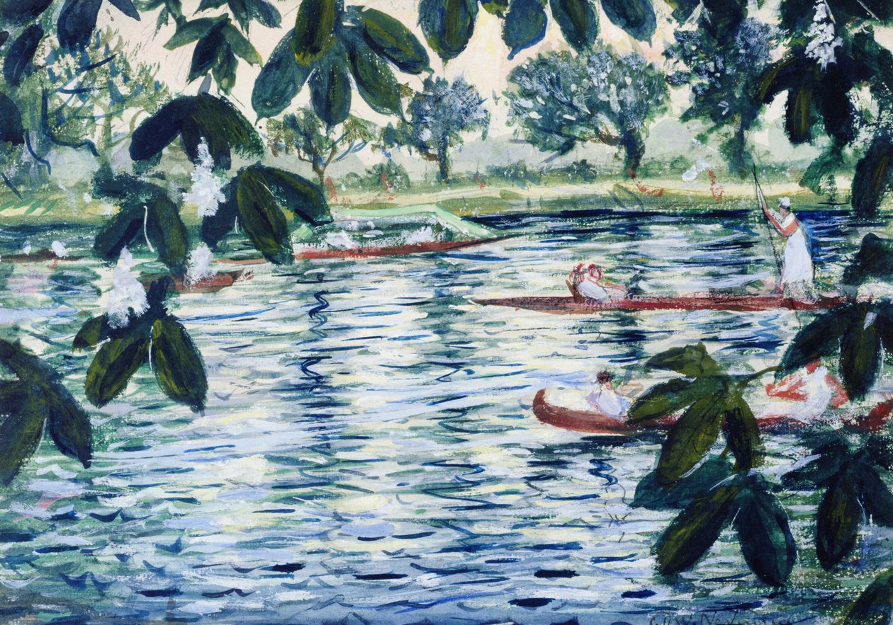 Sur la Tamise, 1933 - Christopher Richard Wynne Nevinson