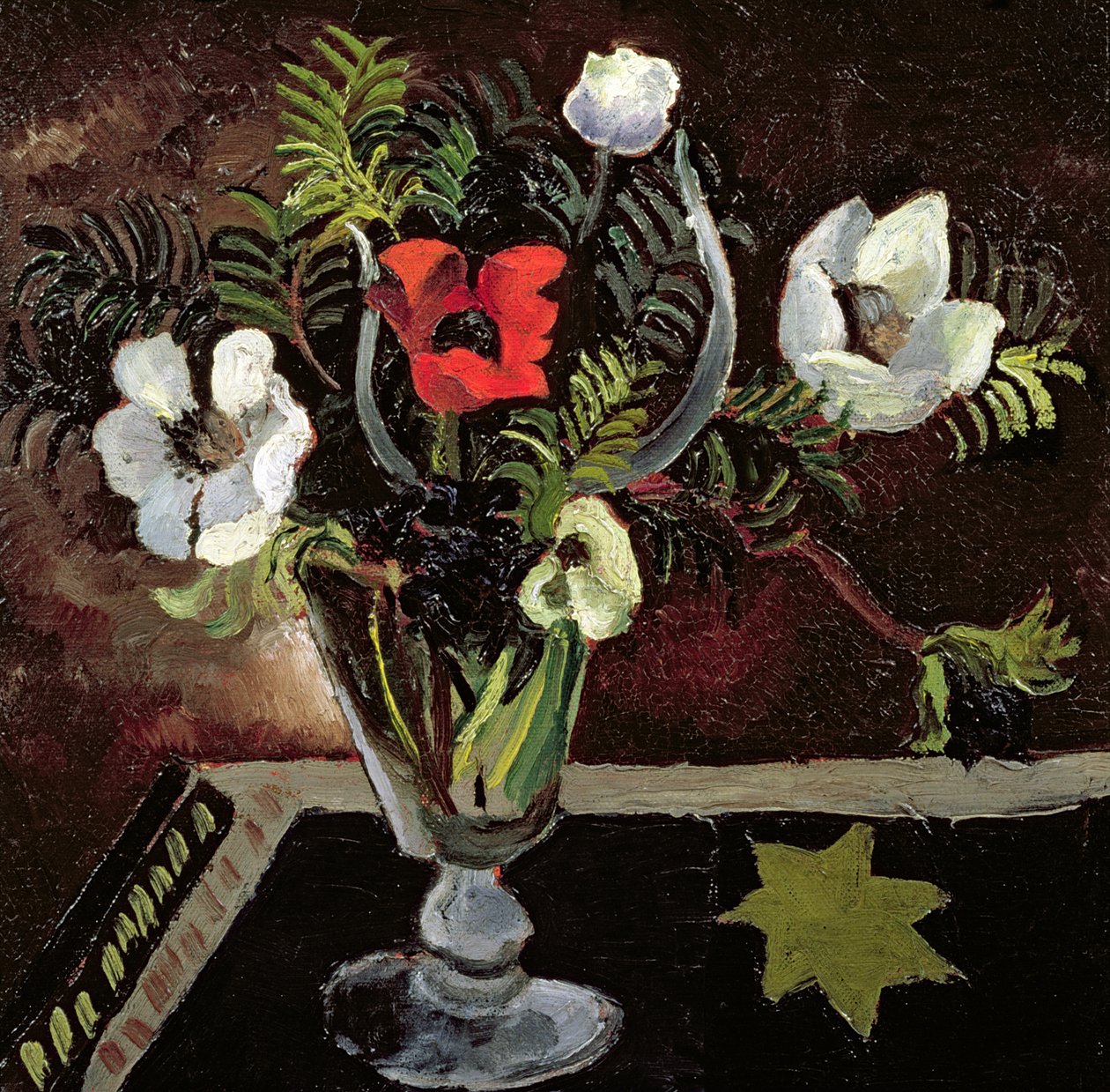 Anémones dans un verre - Christopher Wood