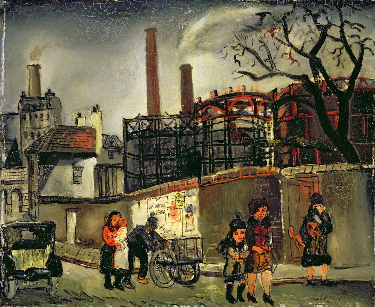 Scène de rue à Paris, 1926 - Christopher Wood
