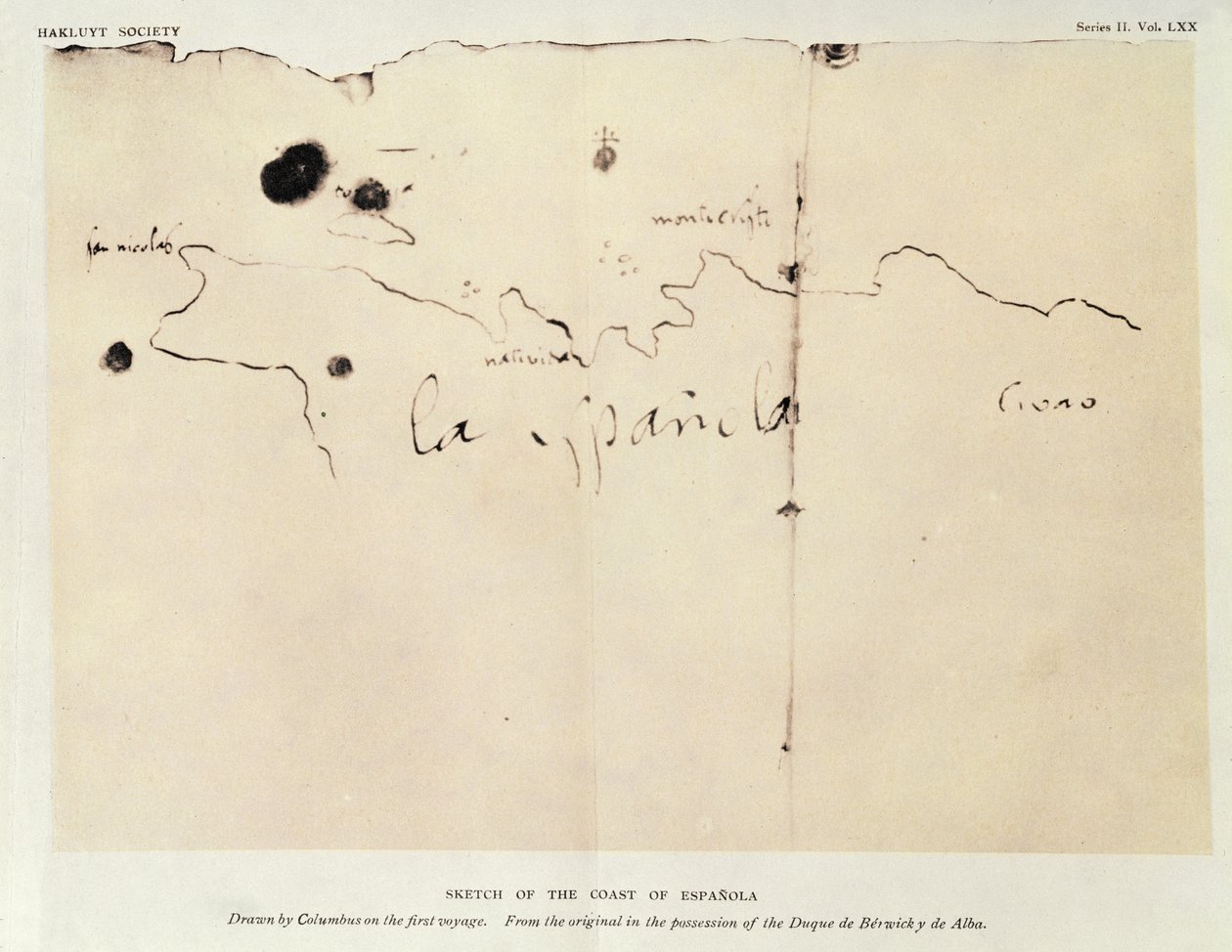 Croquis de la côte d