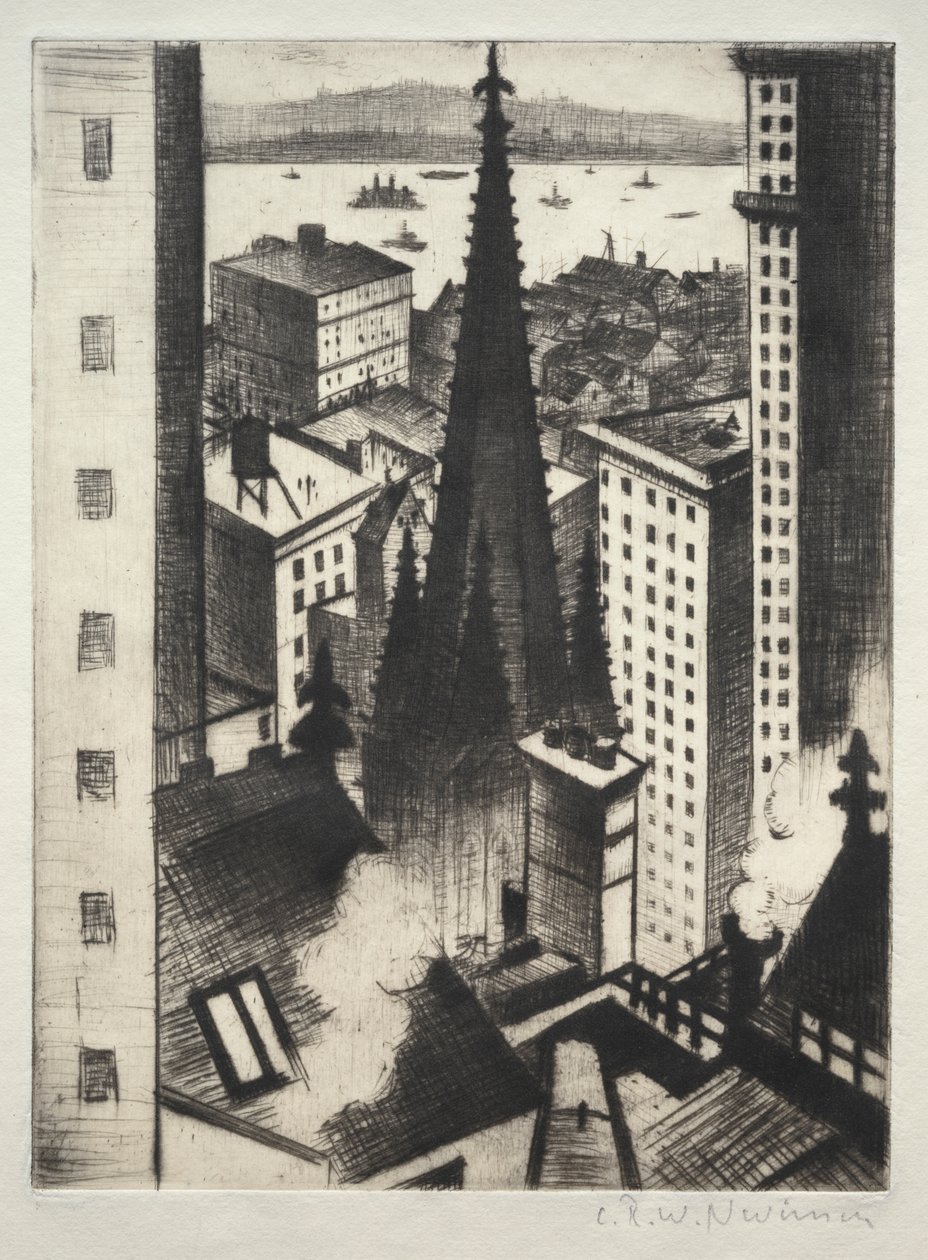 Temple de New York - Christopher Richard Wynne Nevinson