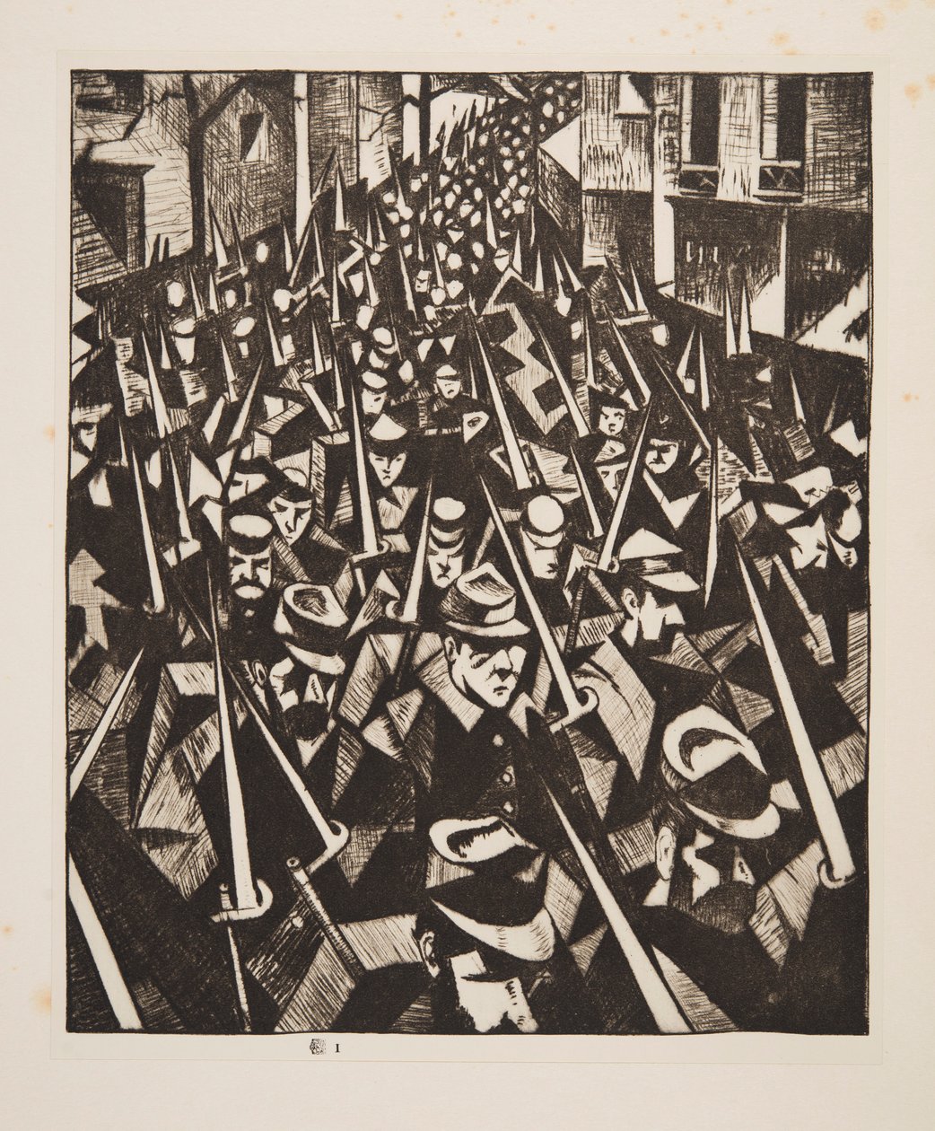 Une Aube, 1914, pub. 1915 - Christopher Richard Wynne Nevinson