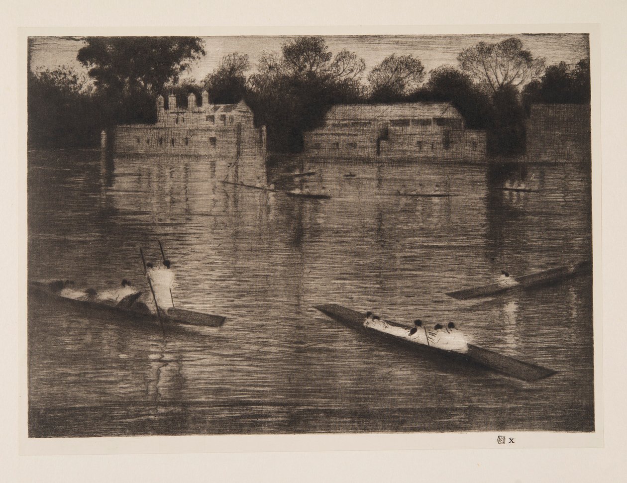 Soirée du dimanche, pub. 1926 - Christopher Richard Wynne Nevinson