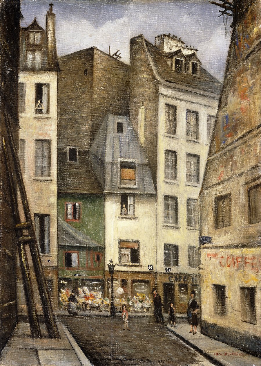 Rue St. Julien le Pauvre, Paris - Christopher Richard Wynne Nevinson