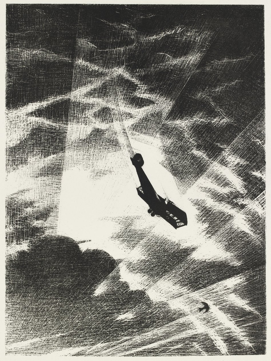 Attaque sur un Taube, 1917 - Christopher Richard Wynne Nevinson