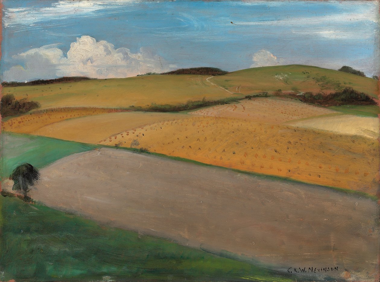 Le Trundle à Goodwood, années 1930 - Christopher Richard Wynne Nevinson