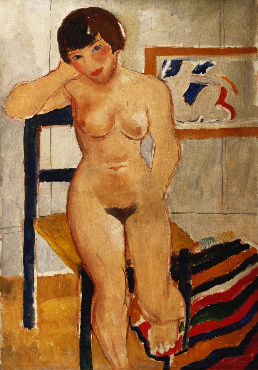 Nu avec un tapis rayé, Meraud Guinness - Christopher Wood