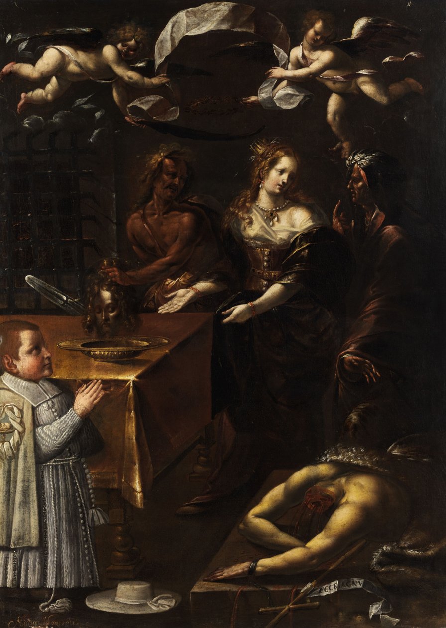 La décapitation de Jean-Baptiste - Circle of Giulio Cesare Procaccini