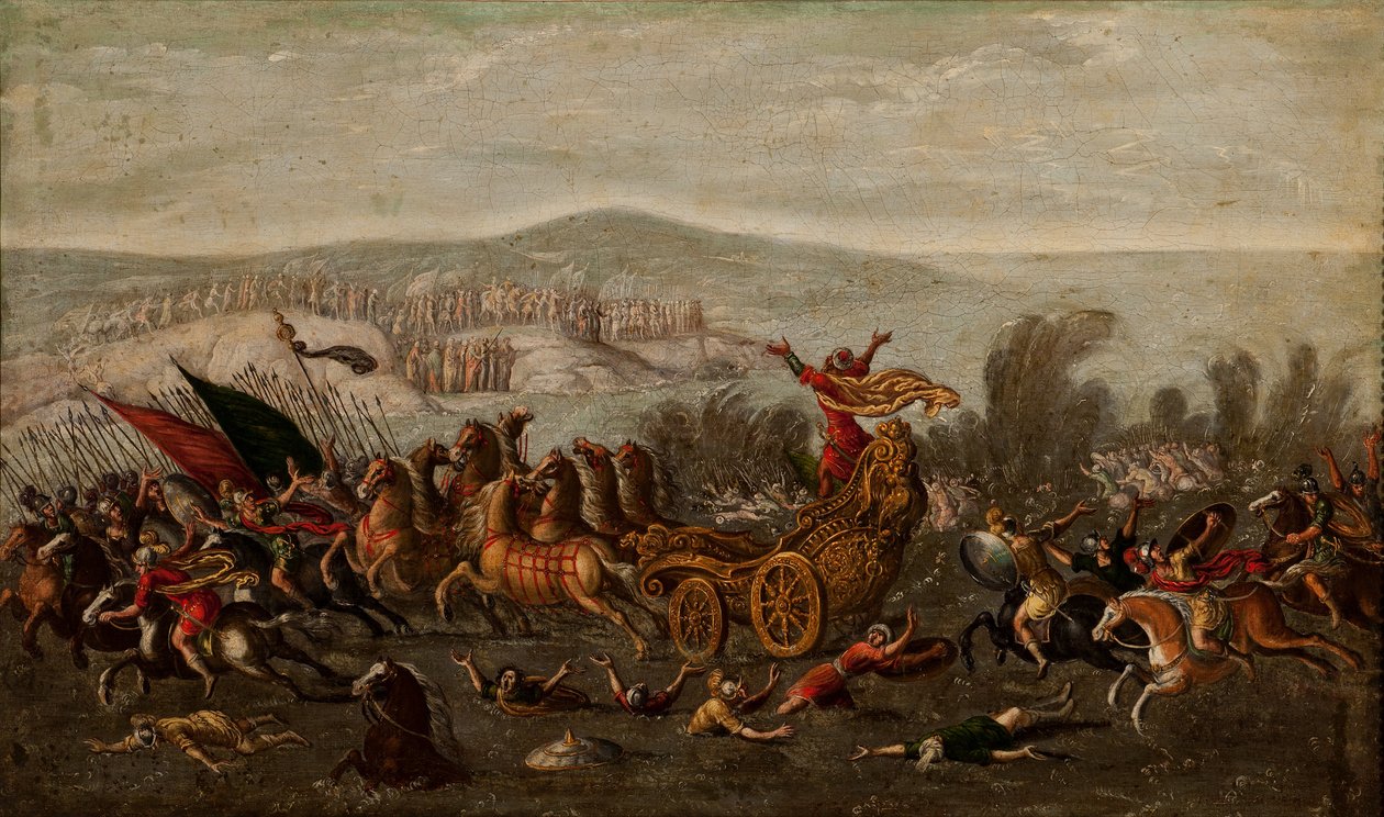 Les Israélites traversant la mer Rouge - Juan de la Corte