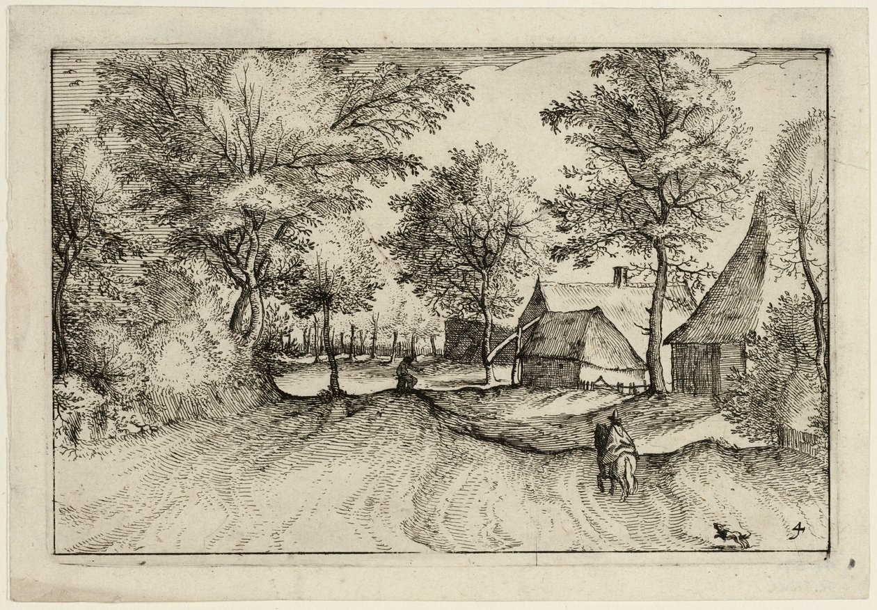 Route du village, planche quatre d