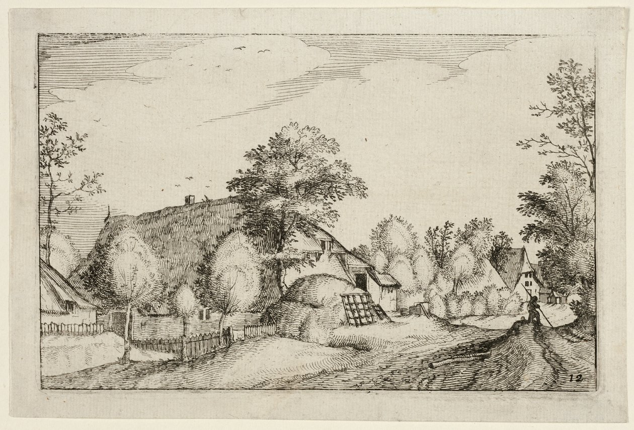 Route du village, planche douze d