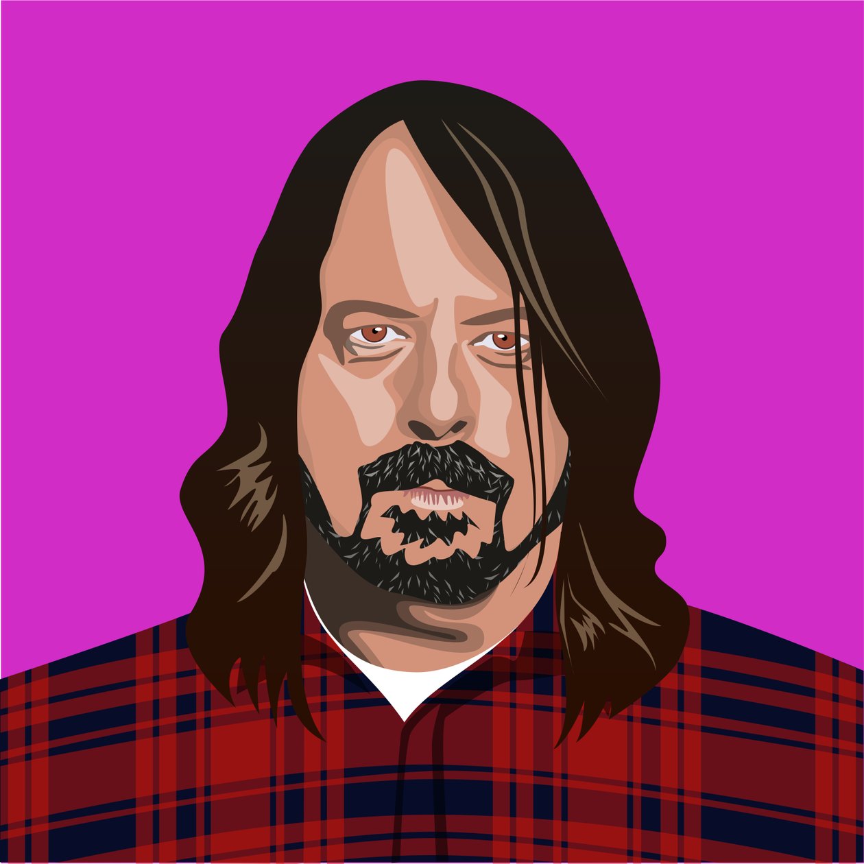 Portrait de Dave Grohl - Claire Huntley