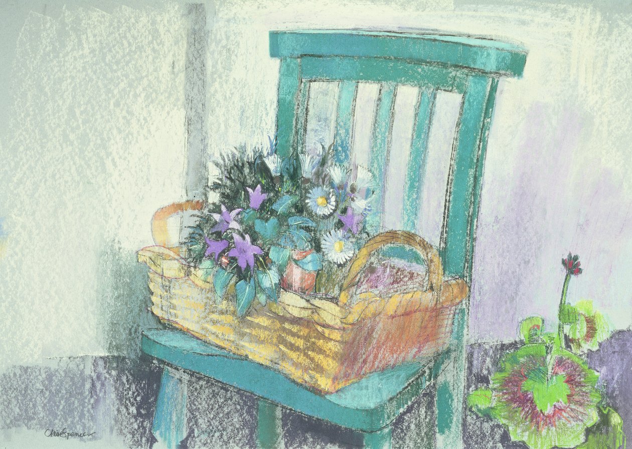 Campanules et marguerites - Claire Spencer