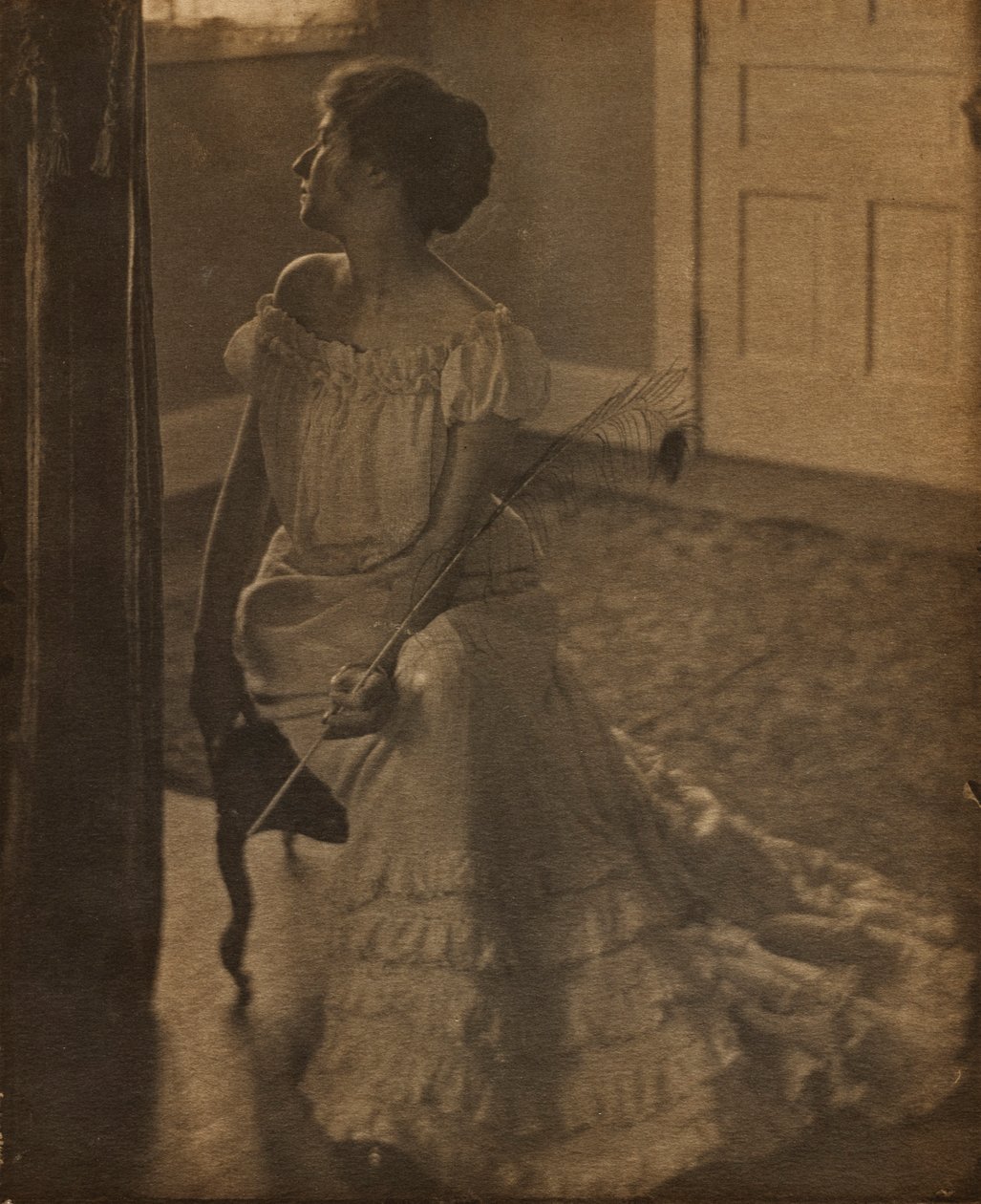 La plume de paon, vers 1902 - Clarence H. White