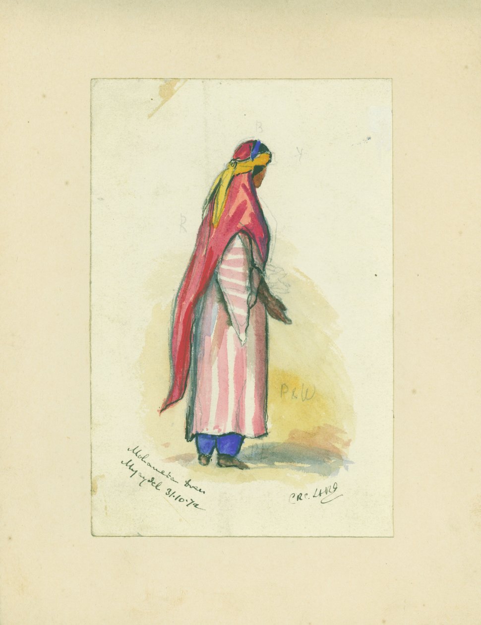 Costume Mohamétan, Mujaydel - Claude Conder