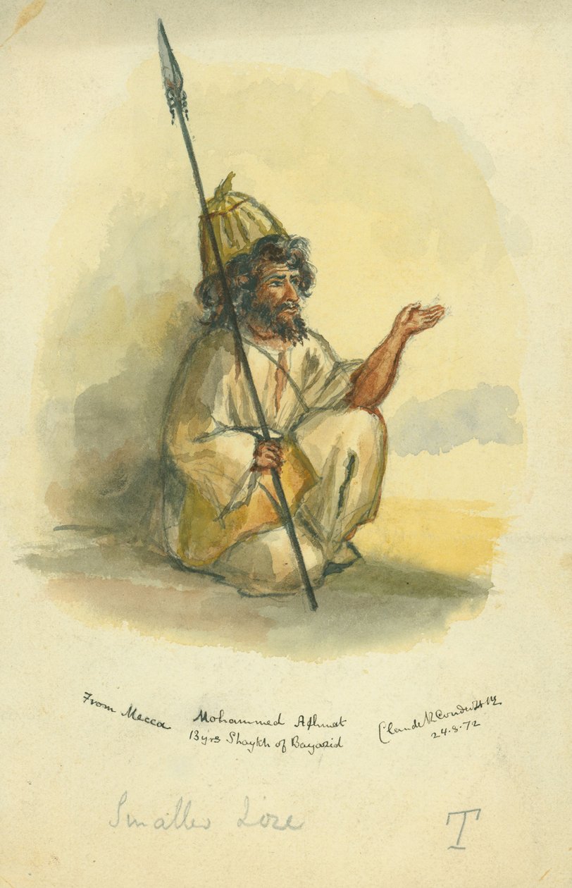 Mohammed Ahmet de La Mecque, 1872 - Claude Conder