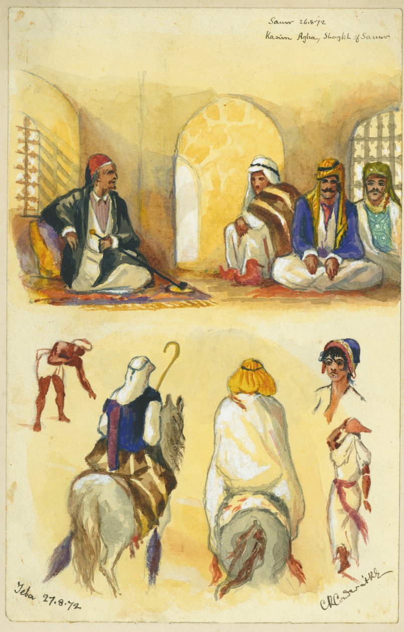 Samur et Jeba, 1872 - Claude Conder