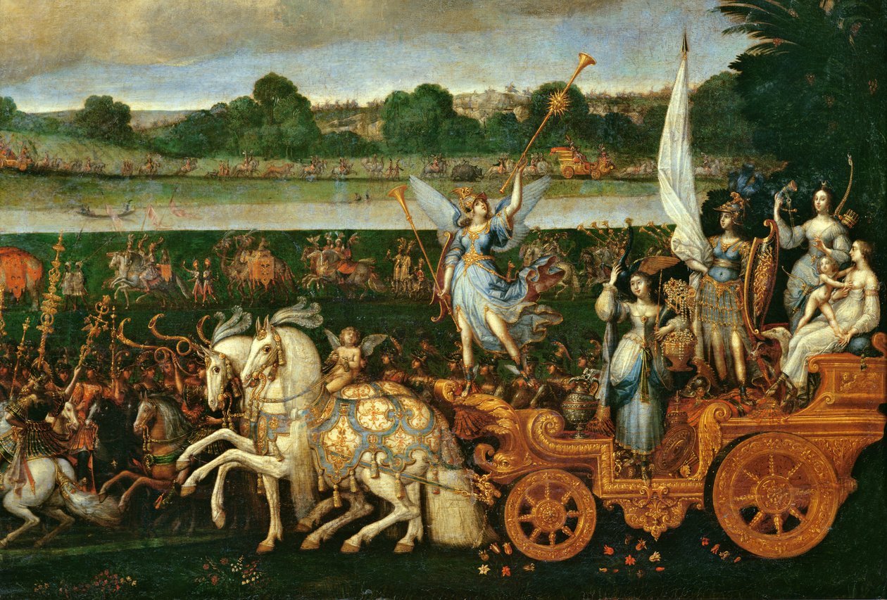 Terre, détail du côté droit, vers 1640-41 - Claude Deruet