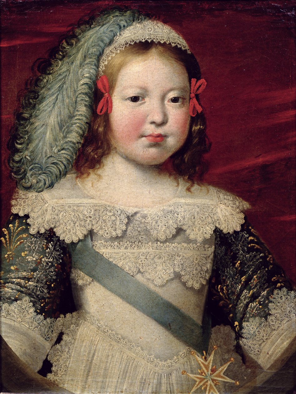 Portrait de Louis XIV (1638-1715) enfant, c.1641-42 - Claude Deruet