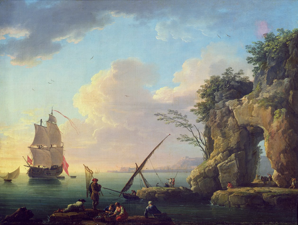 Paysage marin, 1748 - Claude Joseph Vernet
