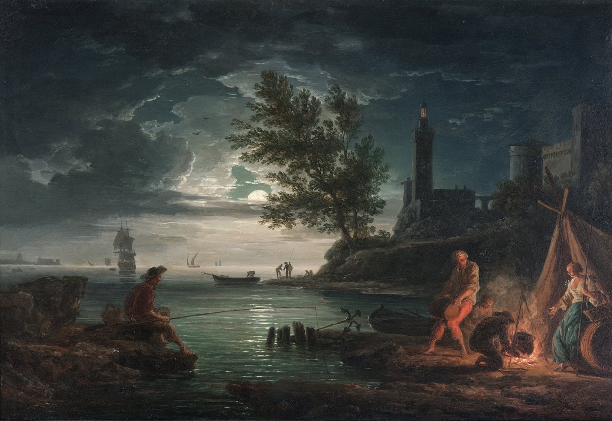 Les quatre moments de la journée - Nuit - Claude Joseph Vernet