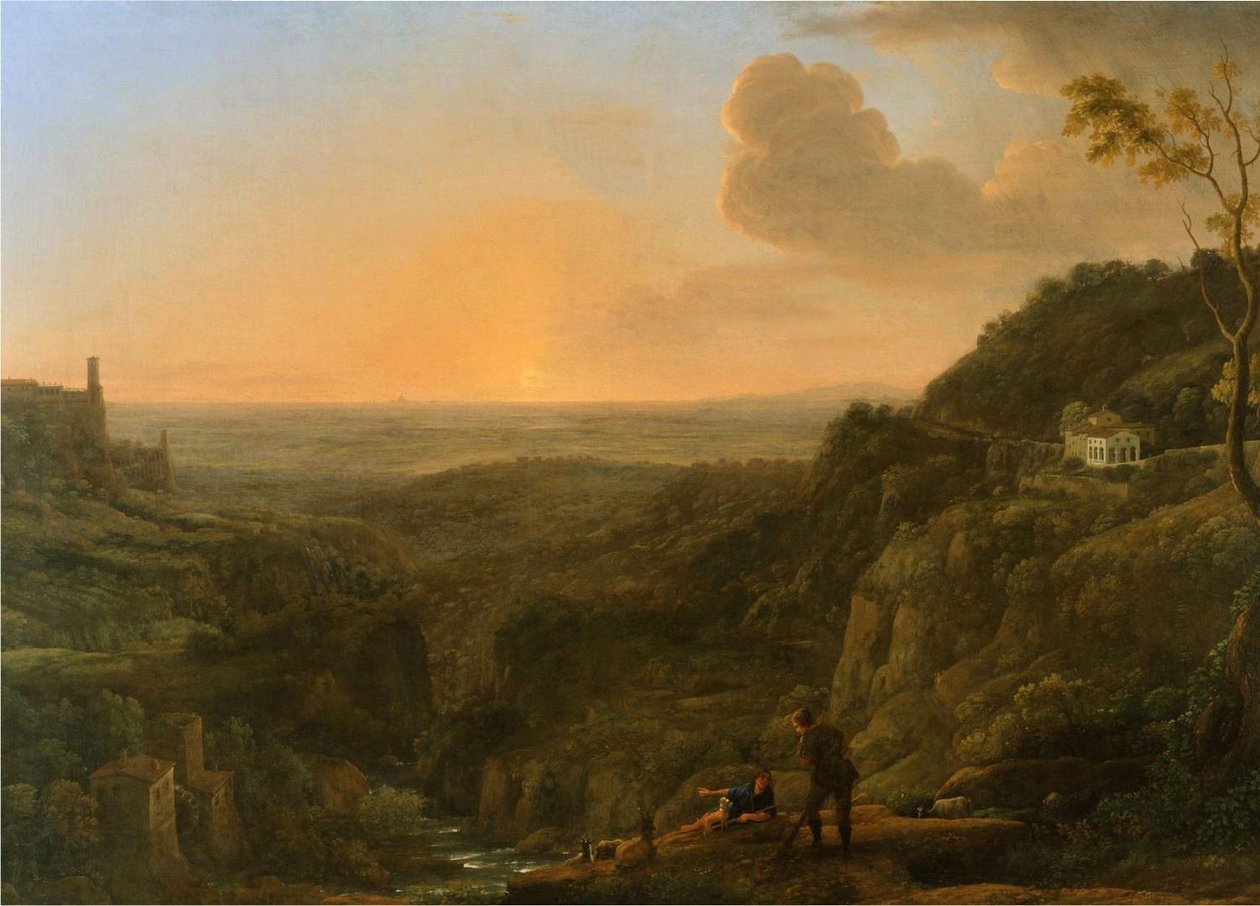 Vue de la campagne romaine depuis Tivoli - Claude Lorrain
