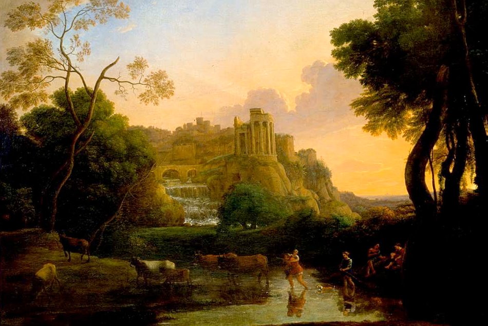 Vue idéale de Tivoli - Claude Lorrain