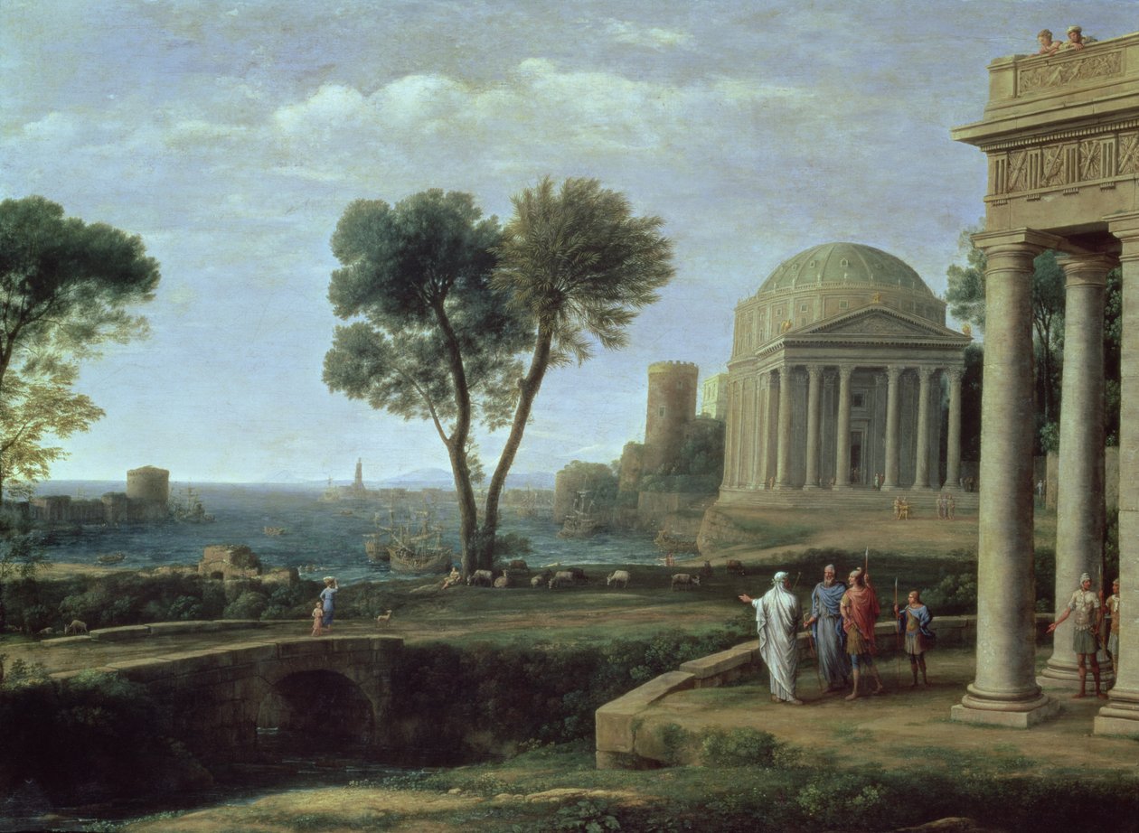 Paysage avec Énée à Délos, 1672 - Claude Lorrain