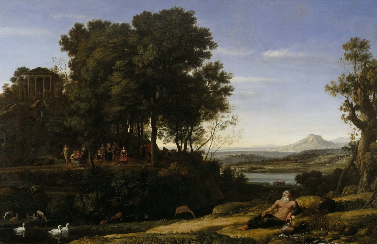Paysage avec Apollon et les Muses - Claude Lorrain