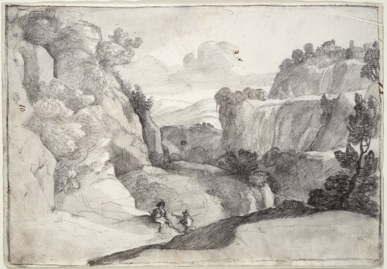 Les cascades de Tivoli - Claude Lorrain