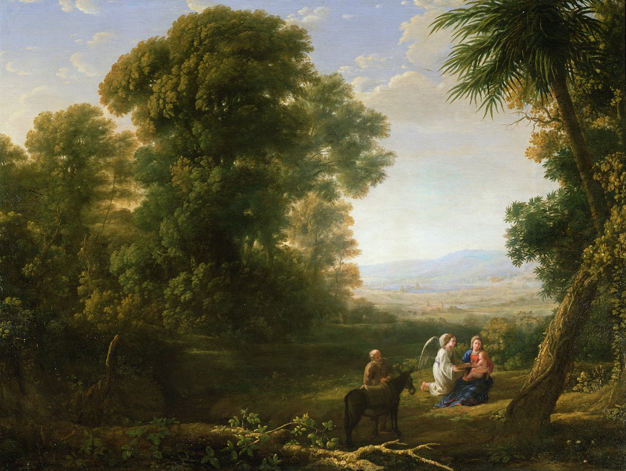 Le Repos pendant la fuite en Égypte, 1635-6 - Claude Lorrain
