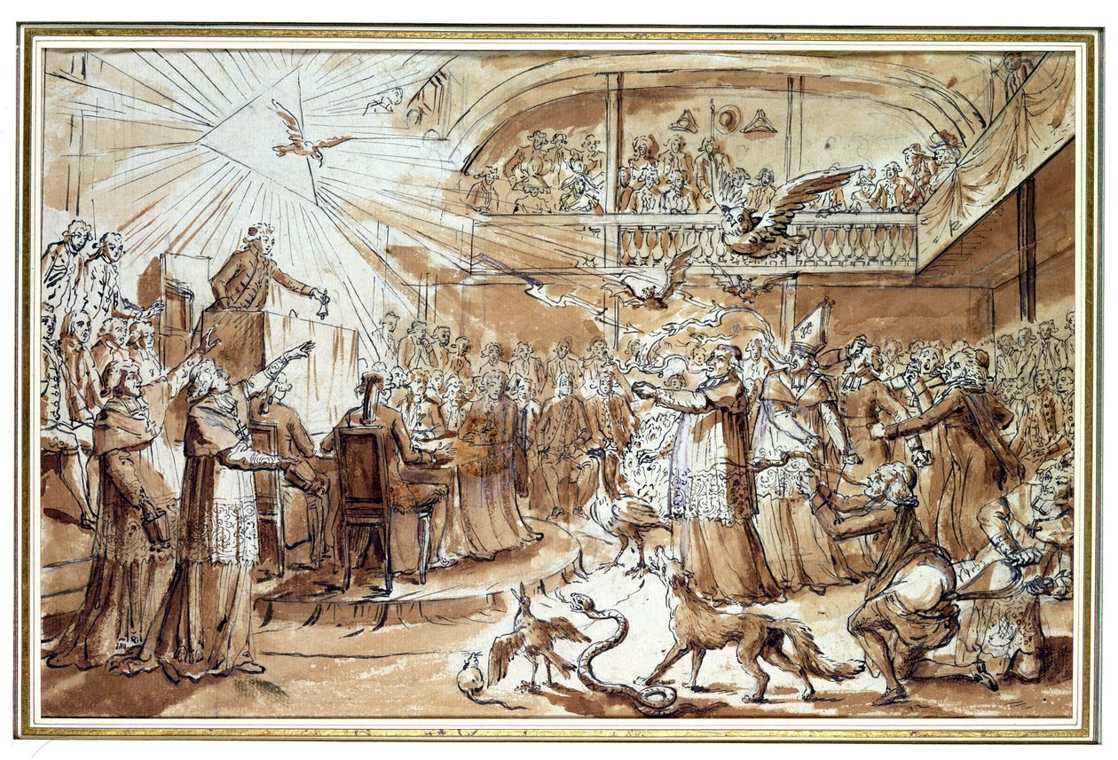 Caricature du clergé à l