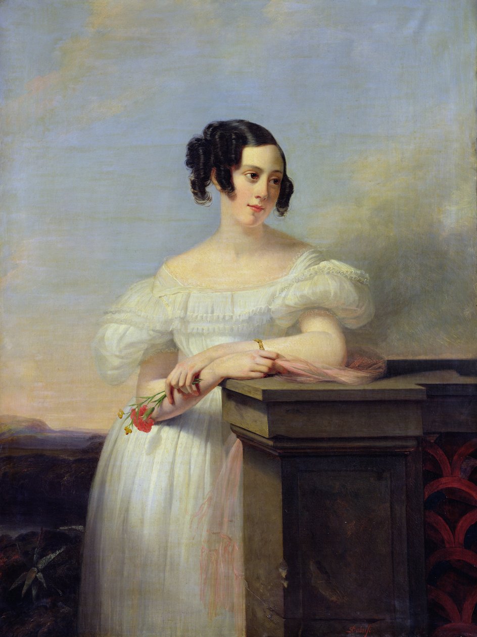 Portrait de Madame Vaussard - Claude Marie Dubufe