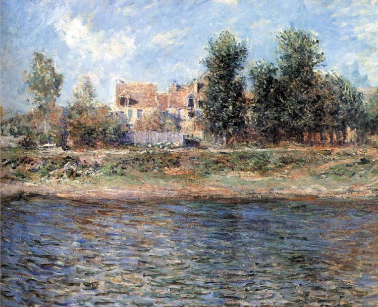 Le berge de la Seine - Claude Monet
