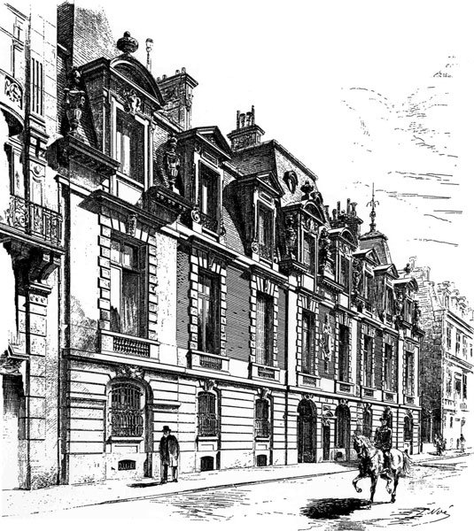 64 RUE DE LISBONNE Façade - 1878 - Maison d