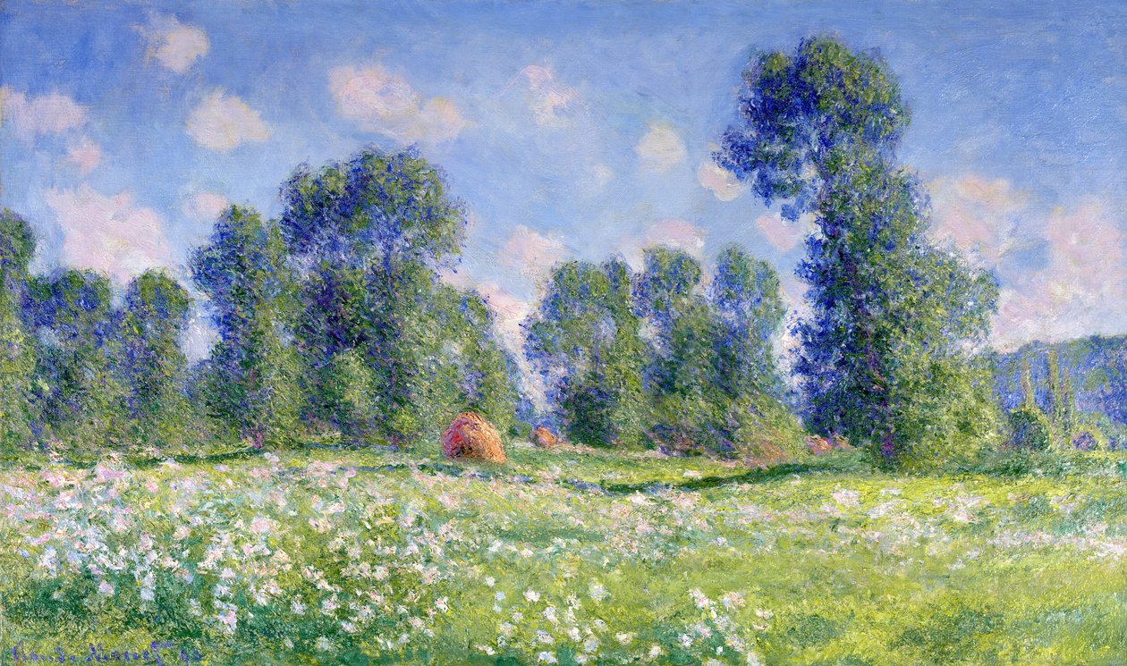Effet de printemps, Giverny, 1890 - Claude Monet