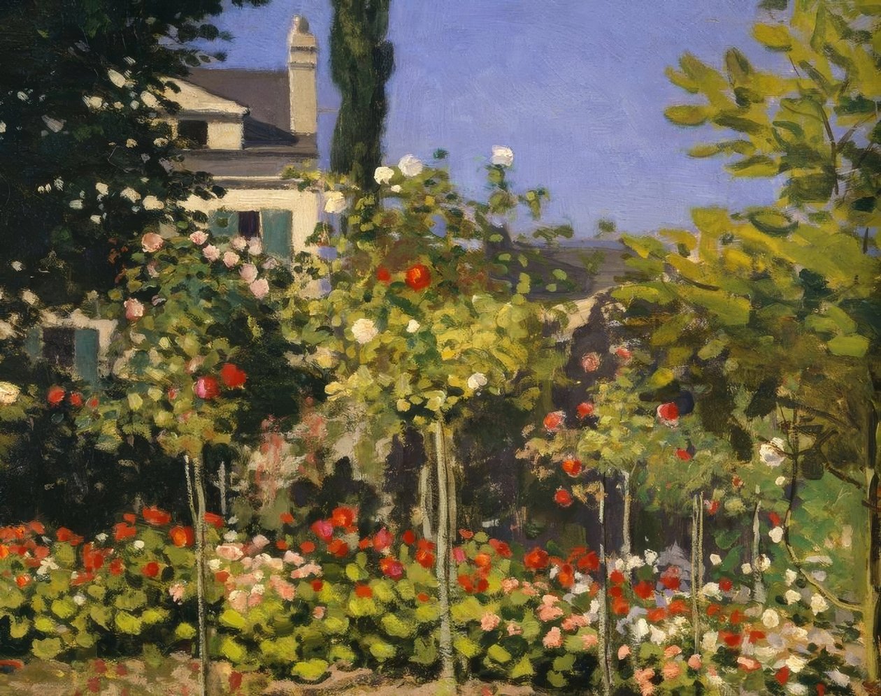 Jardin en fleurs - Claude Monet