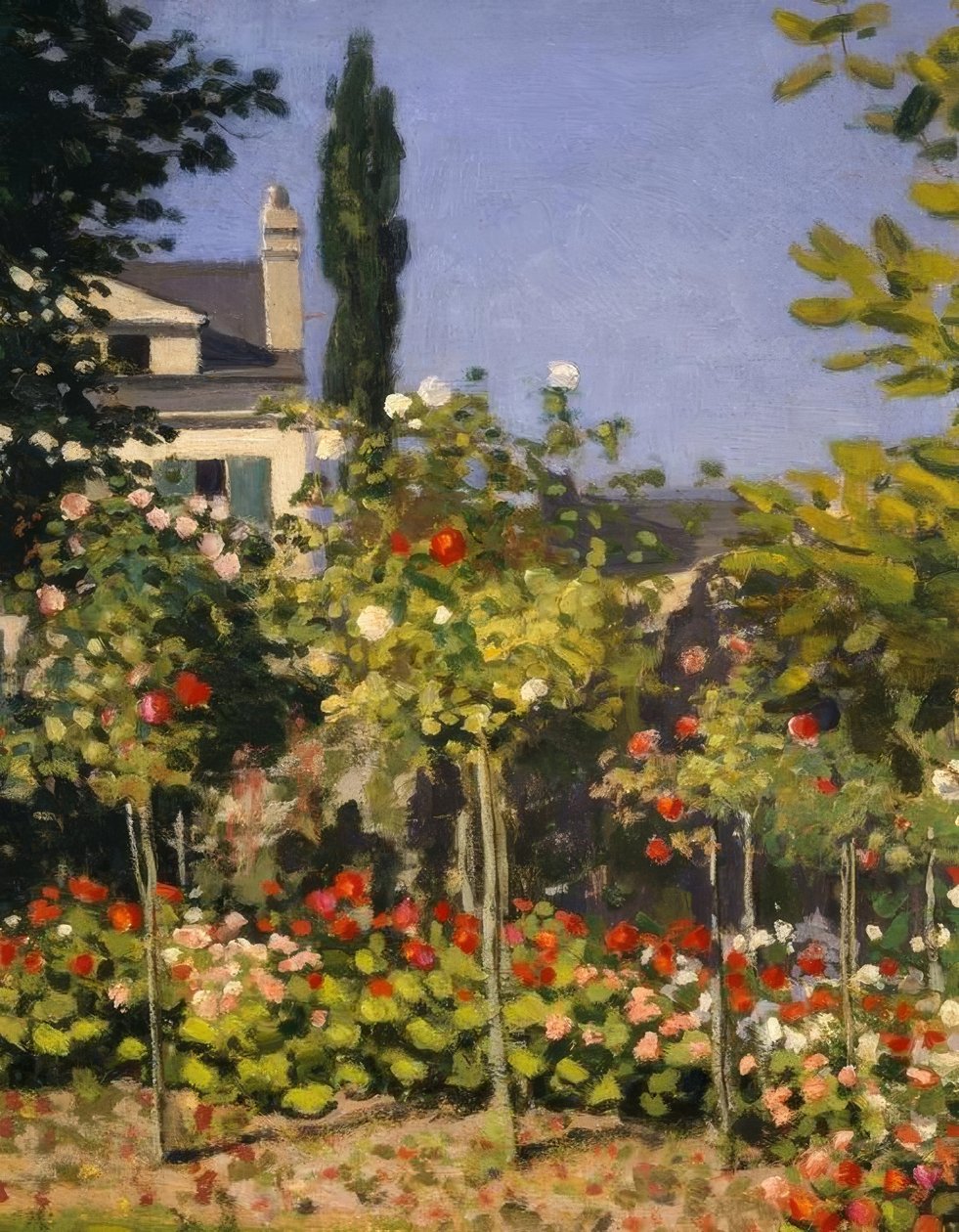 Jardin en fleurs - Claude Monet