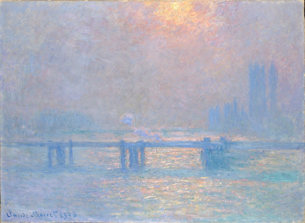 La Tamise à Charing-Cross - Claude Monet