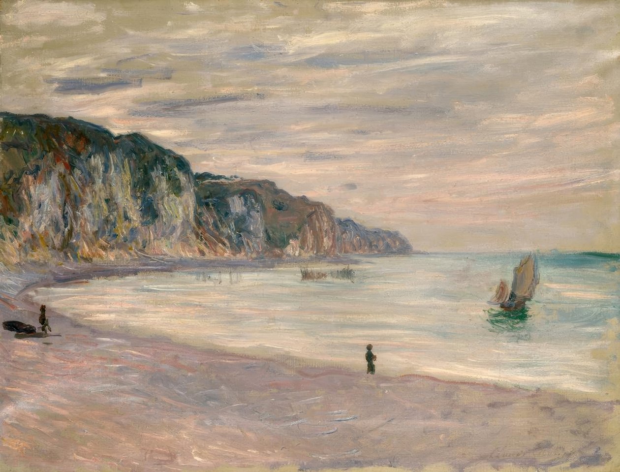 Les falaises à Pourville - Claude Monet