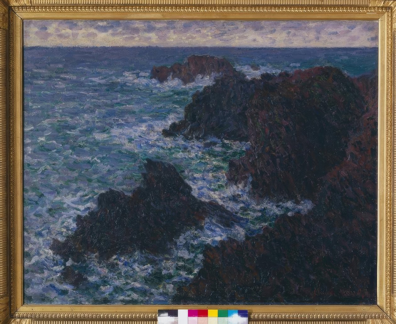 Les rochers de Belle-Île ; la Côte sauvage - Claude Monet