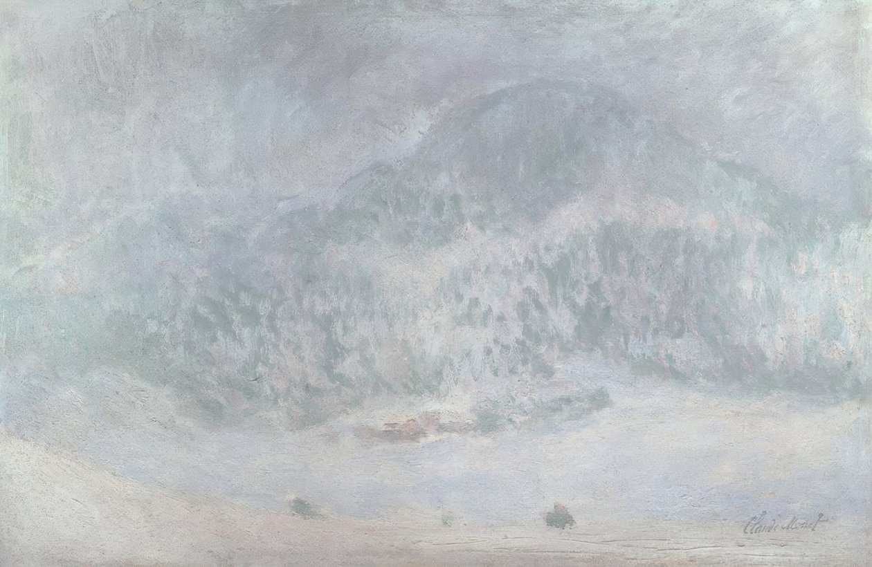 Mont Kolsaas, tempête de neige - Claude Monet