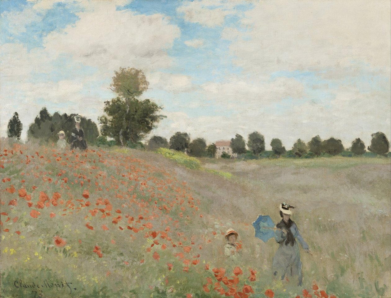 Champ de coquelicots - Claude Monet